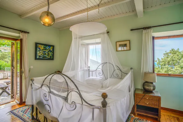 Traditional Corfiot house with the most amazing sea and sunset views  - Loutses, Corfu, Ionian Islands