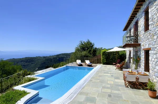 Traditional house with amazing sea views - Milies , Pelion, Thessaly