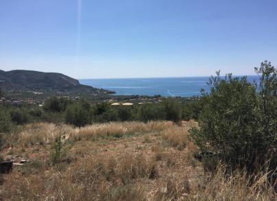 Land plot with beautiful sea views