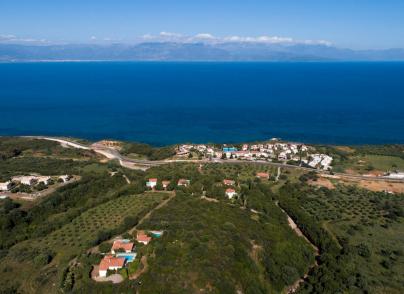 Hillside villas with panoramic sea and mountains views