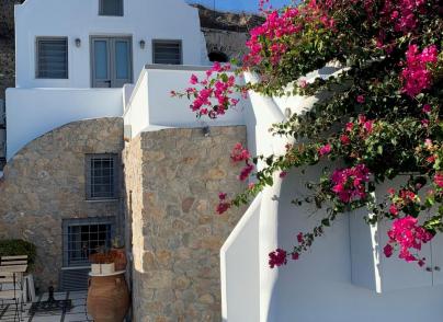 Panoramic views property overlooking Santorini Island