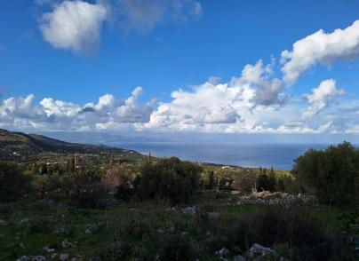Buildable land plot with great views of the Ionian Sea