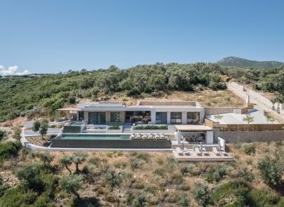 Villa overlooking Syvota bay in Lefkada