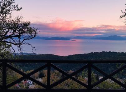 Tradition Pelion house with panoramic sea views