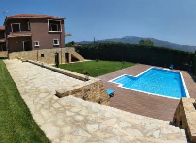Two luxury maisonettes with pool in Evia