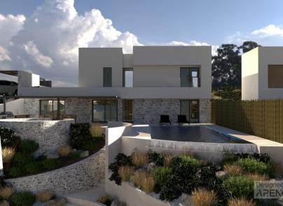 Newly built modern villa
