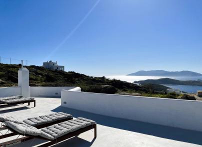 Ios house with amazing sunset views